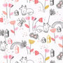 Fox Pattern Fabric Letter, thumbnail 3 of 5