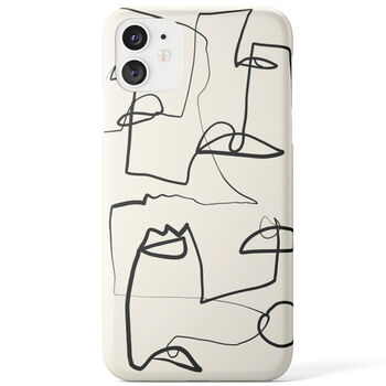 Line Art Phone Case By Casetful | notonthehighstreet.com