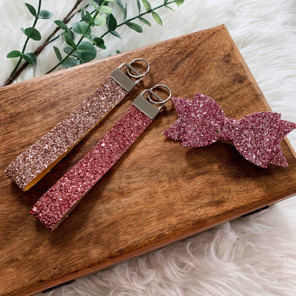 Handmade Chunky Glitter Wristlets By Oliver + Alexander