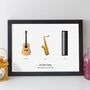 Personalised Family Music Instruments Print Gift, thumbnail 10 of 10