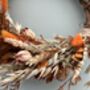 Small Dried Flower Autumn Wreath, thumbnail 6 of 9