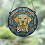 Labrador Yellow Memorial Suncatcher, thumbnail 3 of 6