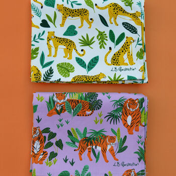 Jungle Leopards Tea Towel, 8 of 10