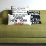 The Personalised Tourist Cushion, thumbnail 9 of 12