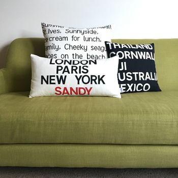 The Personalised Tourist Cushion, 9 of 12