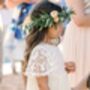 Adjustable Floral Thank You Flower Girl Bracelet With Card And Gift Wrap, thumbnail 8 of 11