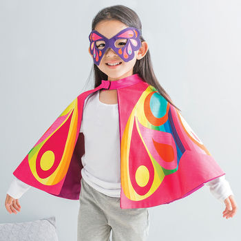 Printed Cape And Mask Set, 3 of 12