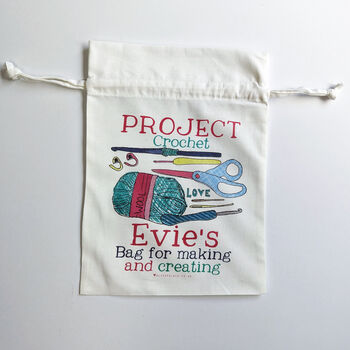 Personalised Craft Project Bag, 11 of 11