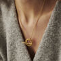 Personalised Russian Ring T Bar Lariat Necklace, thumbnail 2 of 9
