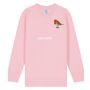 Childrens Unisex Organic Cotton Embroidered Robin Christmas Jumper, thumbnail 10 of 12