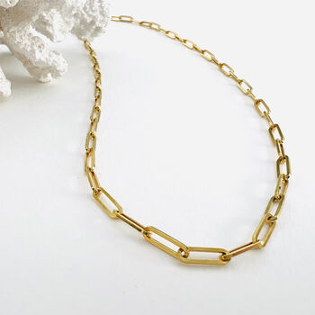 Sterling Silver Or 18ct Gold Plated Paperclip Chain, 2 of 9