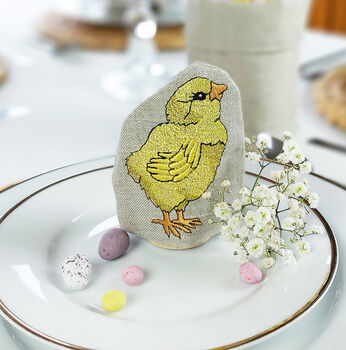 Luxury Embroidered Little Chick Gift Set, 6 of 10