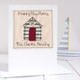 Personalised Beach Hut Card For Any Occasion / New Home, thumbnail 1 of 12
