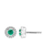 Orla Lab Grown Diamond/Created Gemstone Earrings, thumbnail 6 of 12