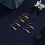 Olive Leaf Dangle Earrings In Sterling Silver, thumbnail 4 of 9