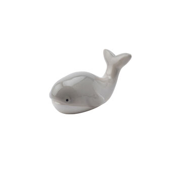 Grey Ceramic Whale Ornament, 2 of 4