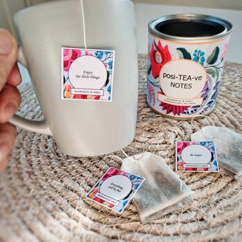 Personalised Tea With Positive Notes, 4 of 8