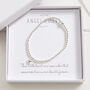 'Memories' Silver Plated Heart Bracelet Sympathy Gift, thumbnail 2 of 7