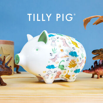 Tilly Pig Dinosaur Piggy Bank, 2 of 8
