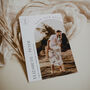 A6 Photo Save The Date Personalised Wedding Invitation, thumbnail 3 of 5