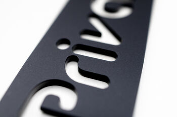 Modern Black Acrylic Private Door Sign, 6 of 12