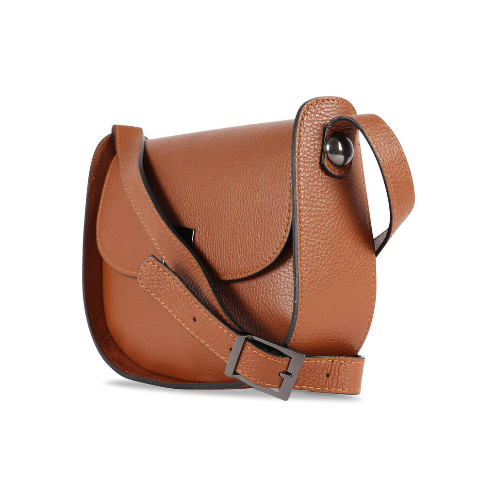 tan cross body handbag