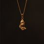 Praying Hands Pendant 18 K Gold Plated, thumbnail 2 of 4
