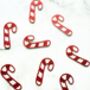 16 X Candy Cane Christmas Confetti, Table Scatter, Decorations, Festive Decor, thumbnail 1 of 11