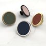 Cowhide Leather Cupboard Door Drawer Knob Handles, thumbnail 1 of 8