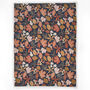 Autumn Leaves Soft Fleece Throw With Sherpa Backing 41021038, thumbnail 3 of 4