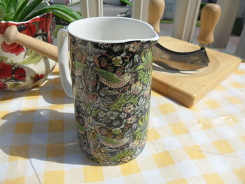 Medium China Jug In Strawberry Thief Design, 8 of 8