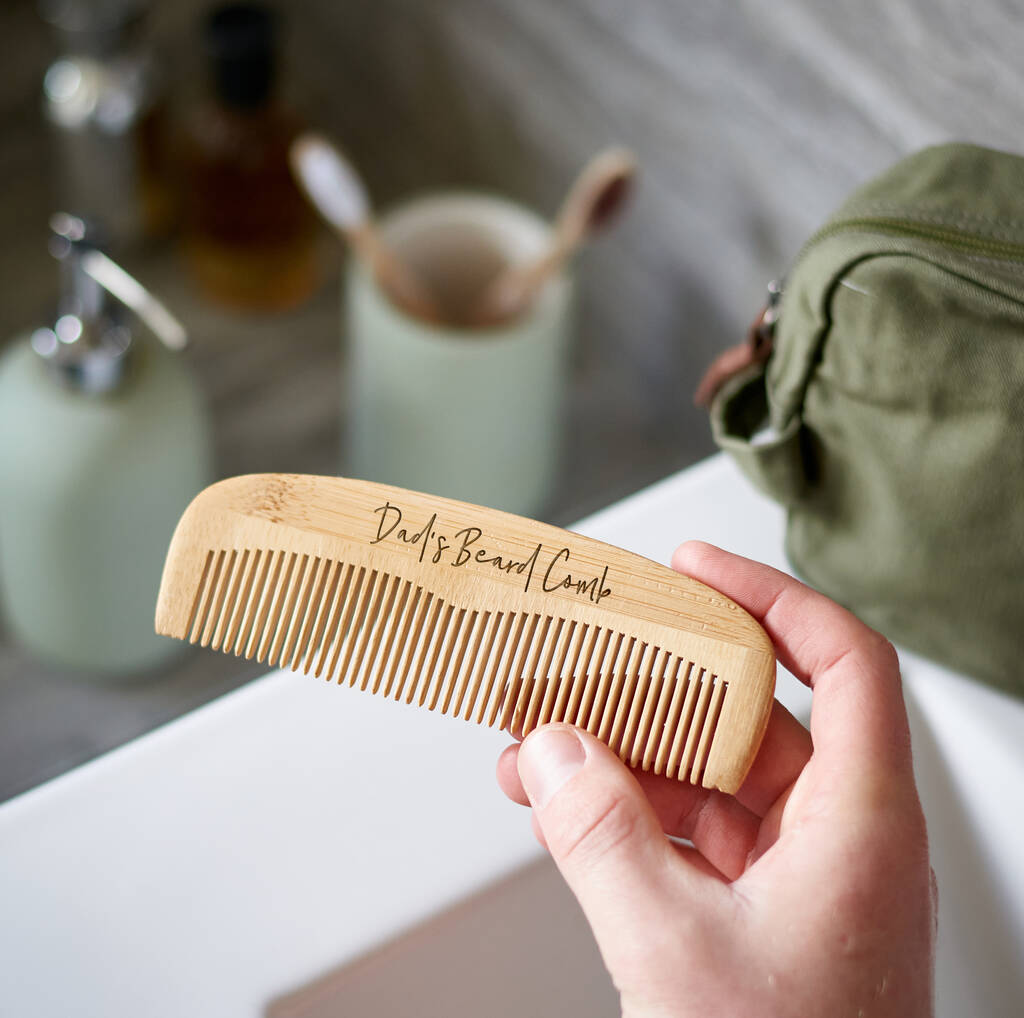 Eco Friendly Personalised Bamboo Comb
