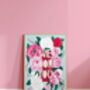 'We Adore You' Motivational Flower Print, thumbnail 3 of 7