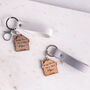 Personalised Mr And Mrs Newlywed Home Keyring Gift Set, thumbnail 2 of 8