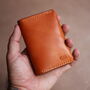Handmade Leather Wallet With Personalisation, thumbnail 1 of 9