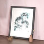Limited Edition Wild Flower A4 Art Print, thumbnail 7 of 8