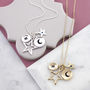 My Moon And Stars Charm Necklace, thumbnail 4 of 4