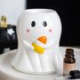 Cute Candy Corn Ghost Oil Burner And Wax Warmer, thumbnail 1 of 3
