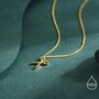 Sterling Silver Very Small Scissors Pendant Necklace, thumbnail 5 of 12