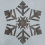 Large Snowflake Stencil For Christmas Projects, thumbnail 1 of 5