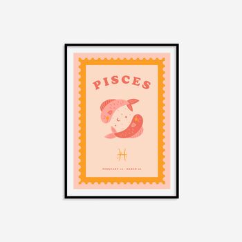 Children's Pisces Zodiac Print, 5 of 8