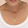 18ct Gold Gemini Zodiac Charm Necklace, thumbnail 3 of 6
