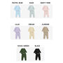 Childrens Personalised Organic Cotton Ribbed Set, thumbnail 3 of 10