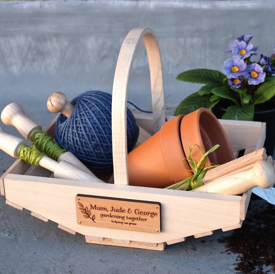 personalised garden gift set by auntie mims