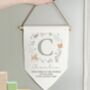 Personalised New Baby Wall Art Banner, thumbnail 1 of 4