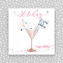 Thirtieth Birthday Card Cocktail Design, thumbnail 1 of 3