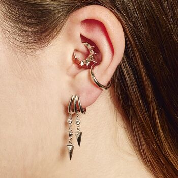 Rebel Daith Hoop Single Earring, 4 of 6
