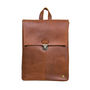 Personalised Leather Backpack 15 Inch Laptop Capacity, thumbnail 2 of 8