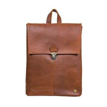 Personalised Leather Backpack 15 Inch Laptop Capacity, 2 of 8