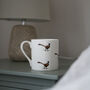 Pheasant Illustration Fine Bone China Mug, thumbnail 1 of 3